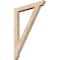 Ekena Millwork Traditional Slat Smooth Bracket, Douglas Fir, 3 1/2"W x 32"D x 44"H BKT04X32X44TRA06SDF - alternate 1